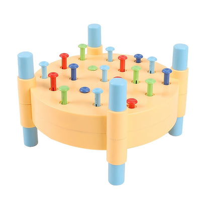 Fidtoy Jouet à marteler en bois pour tout-petits - Apprentissage des couleurs et motricité fine