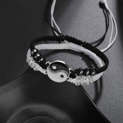FREE Today: Everlasting Friendship Love Couple Yin Yang Necklace Bracelets Set FREE FREE 10