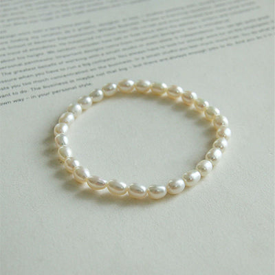 Buddha Stones Natural Pearl Healing Beaded Bracelet Bracelet BS 3