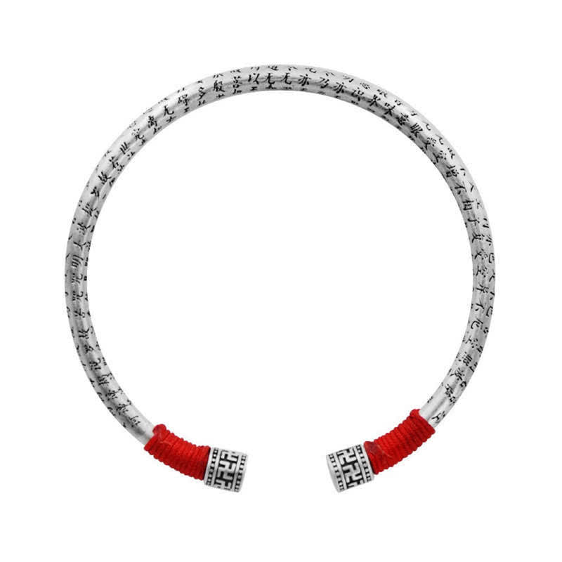 Buddha Stones Tibet Om Mani Padme Hum Luck Red String Bracelet Bangle Bracelet Bangle BS 9