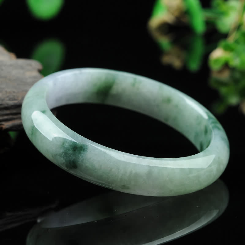 Buddha Stones Jade Luck Blessing Prosperity Bracelet Bangle Bracelet & Bangle BS 3