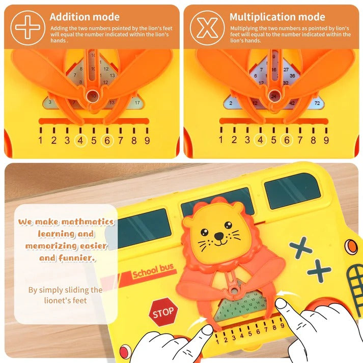 Kit de Planche à Dessin Éducative de Voiture Arithmétique - 024