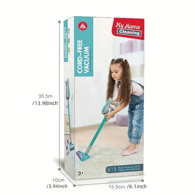 Aspiradora de juguete electrónica azul 4 en 1 Little Helper - 644