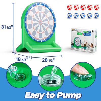 Fidtoy Inflatable Dart Board Pool Game for Kids
