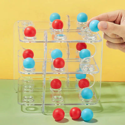 Fidtoy 3D Tic-Tac-Toe Mind Twisting Game for Kids