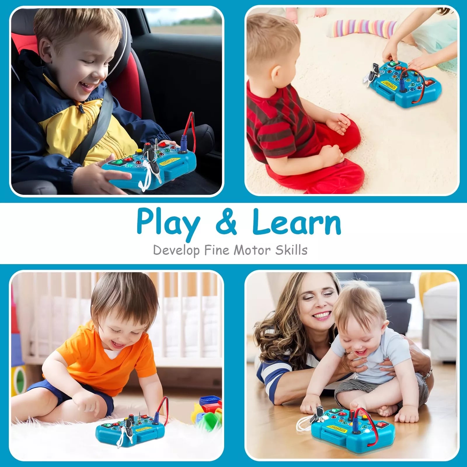 Fidtoy Montessori Busy Board Toys for Toddlers