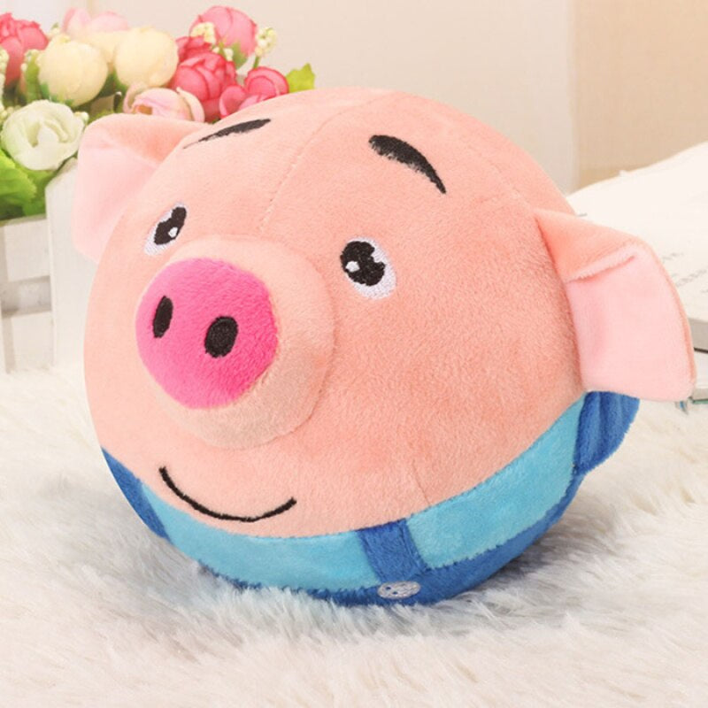 Jumping Piggy Ball™ | Bon pour l'exercice - Balle de jeu interactive