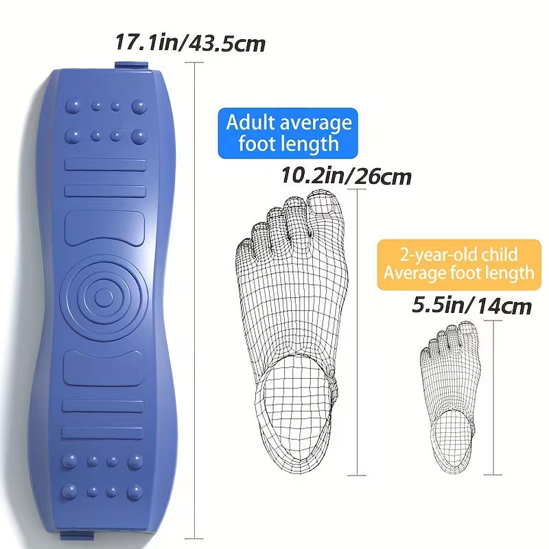 Fidtoy Multicolour Sensory Balance Beam Tactile Board for Kids Stepping Stones Coordination Toy Age 3-6