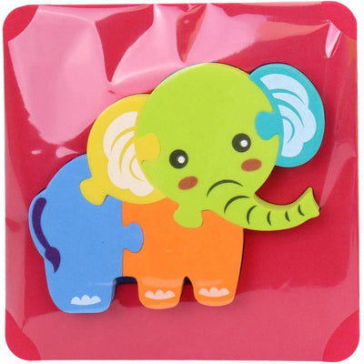 Fidtoy Ensemble de puzzles en mousse souple d'animaux pour le bain pour tout-petits – 4 types de jouets d'apprentissage assortis en forme d'EVA pour le jeu aquatique