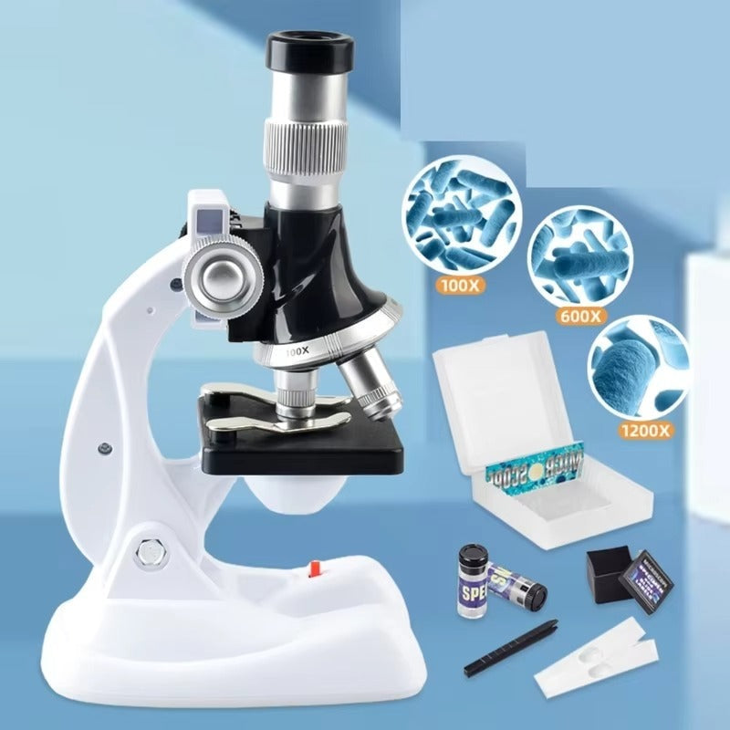 STEAM Ciencia Explora Microscopio Kit de Experimentos 100/600/1200X - 303