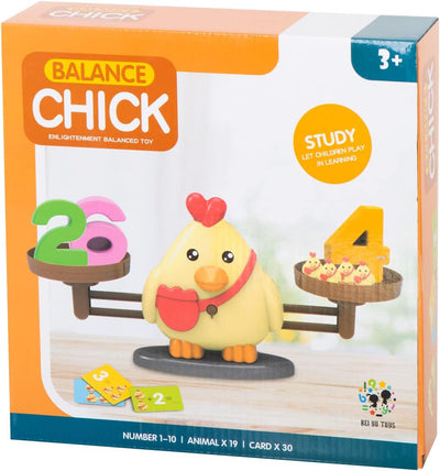 Fidtoy Chick Balance Mental Maths Learning Kit for Kids Educational Counting Balance Toy Early Math Learning Game