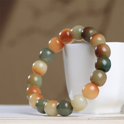 Buddha Stones Colorful Bodhi Seed Peace Wisdom Bracelet Bracelet BS 1