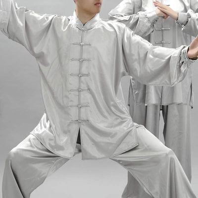 Foviel Simple Pattern Meditation Prayer Spiritual Zen Tai Chi Qigong Practice Unisex Clothing Set