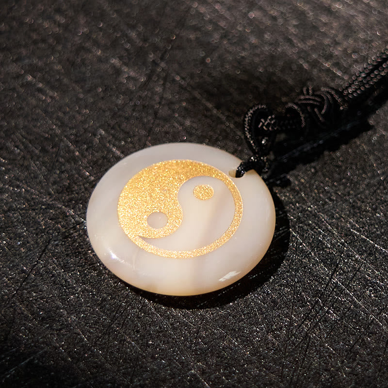 Buddha Stones Various Crystal Amethyst Tiger Eye Green Aventurine Yin Yang Spiritual Necklace Pendant Necklaces & Pendants BS 67