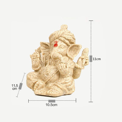 Buddha Stones Ganesh Ganpati Elephant Statue Transformation Home Decoration Decorations BS 9