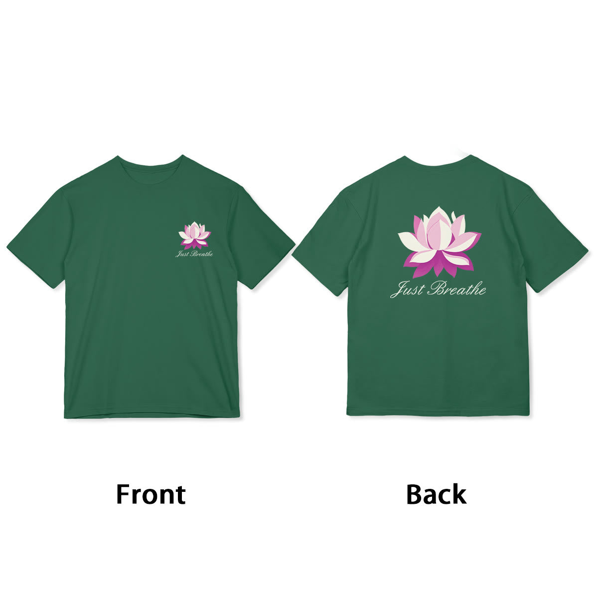 T-shirt Foviel Lotus Just Breathe