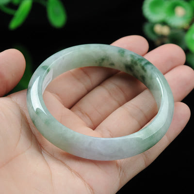 Buddha Stones Jade Luck Blessing Prosperity Bracelet Bangle Bracelet & Bangle BS 2