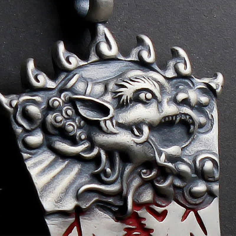 Buddha Stones FengShui Bagua PiXiu Cinnabar Balance Necklace Pendant Necklaces & Pendants BS 6