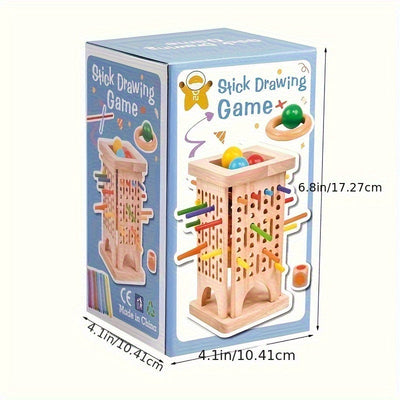 Jeu de société interactif en bois Fidtoy pour les tout-petits et les familles Jeu éducatif Montessori