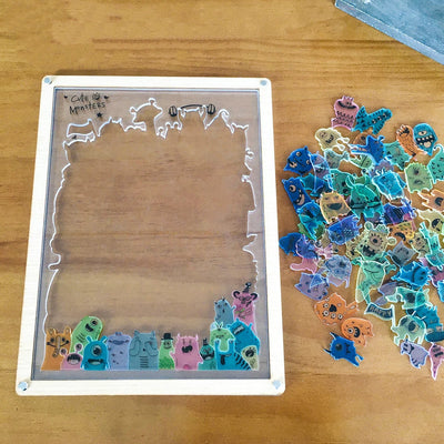 Fidtoy 100 Gatos Rompecabezas de Madera – Rompecabezas Creativo y Educativo en Forma de Gato para Niños y Adultos