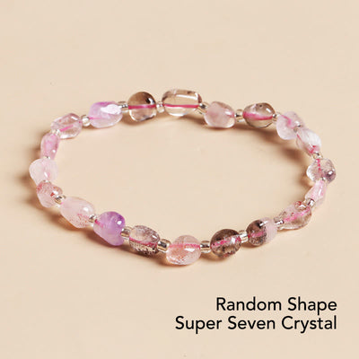Buddha Stones Natural Irregular Shape Stone Crystal Meditation Balance Bracelet