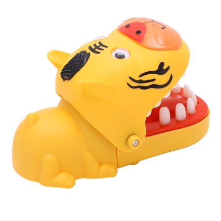 Fidtoy Jeu des Animaux Mignons qui Mordent les Doigts pour Enfants Jeu de Morsure de Dentiste Animal Aléatoire Jeu de Fête Interactif 3 ans et +