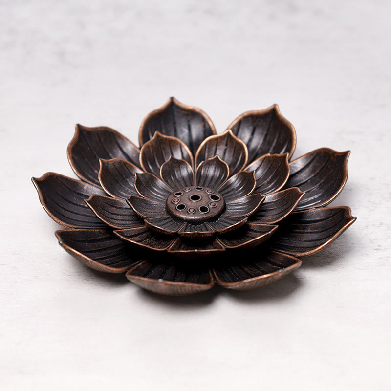 Buddha Stones Creative Six-hole Lotus Incense Burner Incense Burner BS 7
