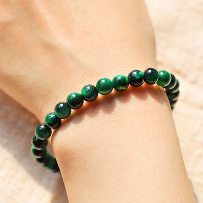 Buddha Stones Tiger Eye Growth Healing Energy Bracelet Bracelet BS 4