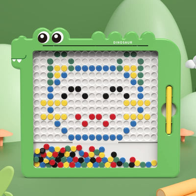 Fidtoy Magnetic Drawing Board for Kids – Montessori Art & Creative Bead Toy for Toddlers