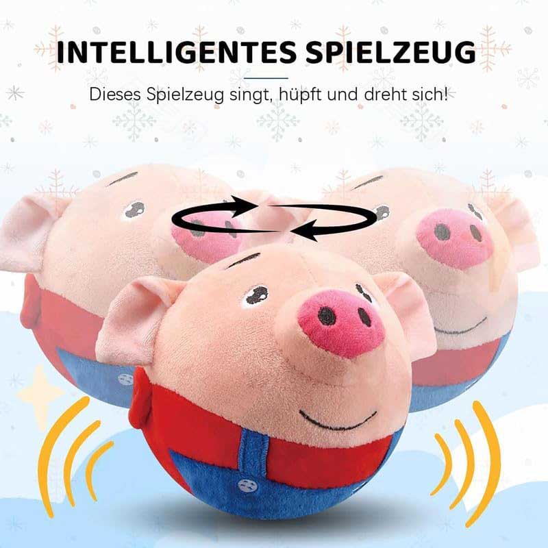 Fidtoy Active Moving Pet Plush Toy for Toddlers & Pets | Interactive Bouncing Sound Toy for Home Play