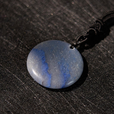 Buddha Stones Various Crystal Amethyst Tiger Eye Green Aventurine Yin Yang Spiritual Necklace Pendant Necklaces & Pendants BS 70