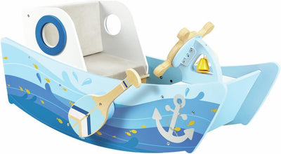 Bateau à chevaucher pour enfants Fidtoy avec rames et direction, jouet pour tout-petits