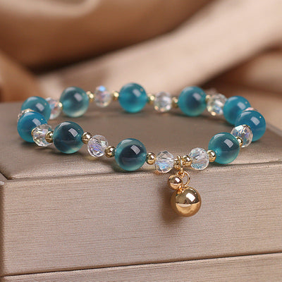 Buddha Stones Candy Agate Healing Harmony Bead Charm Bracelet Bracelet BS 4