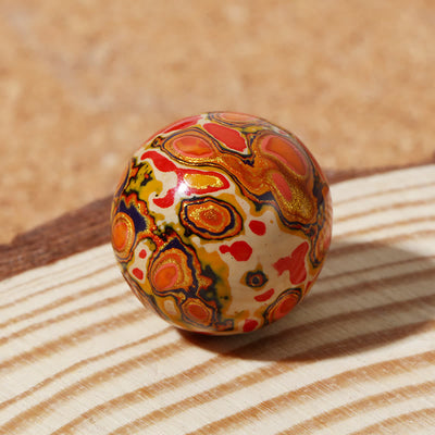 Buddha Stones Natural Multicolored Lacquer Beads Calm Bracelet Bracelet BS 10