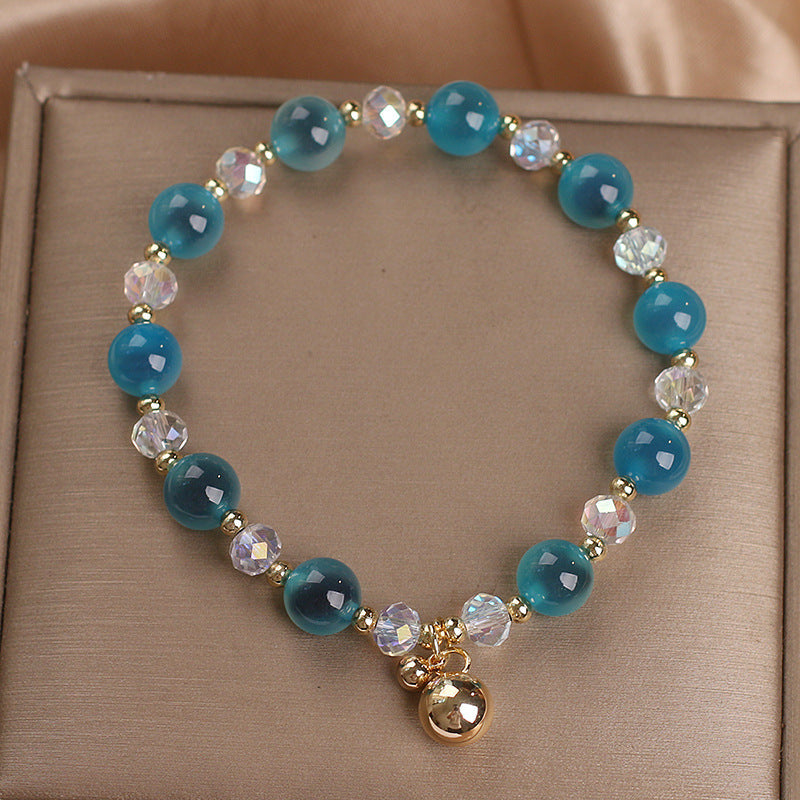Buddha Stones Candy Agate Healing Harmony Bead Charm Bracelet Bracelet BS 1