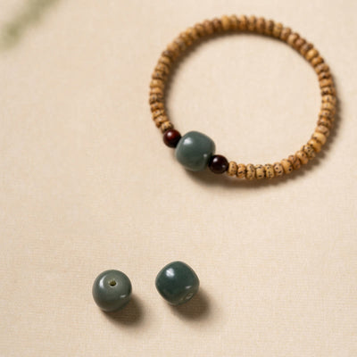 Foviel Bodhi Samen kleine Blatt rote Sandelholz Weisheit Armband
