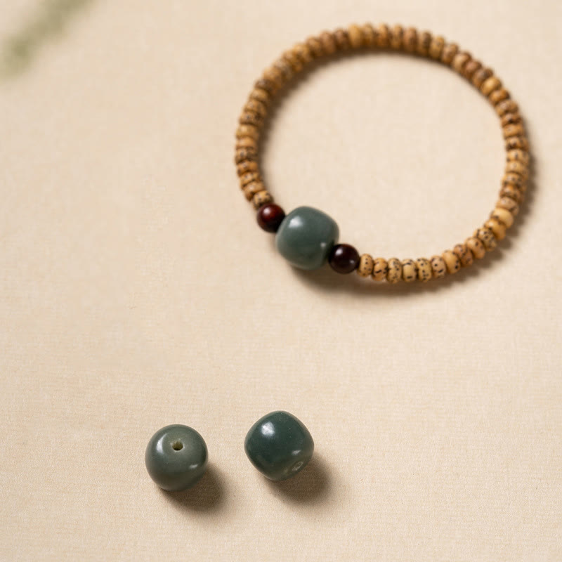 Foviel Bodhi Samen kleine Blatt rote Sandelholz Weisheit Armband