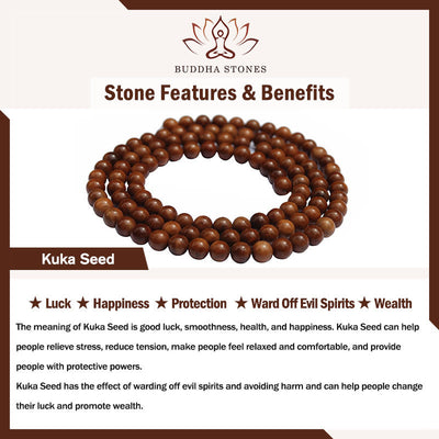 Buddha Stones Kuka Seed Ward Off Evil Spirits Bracelet - image 6
