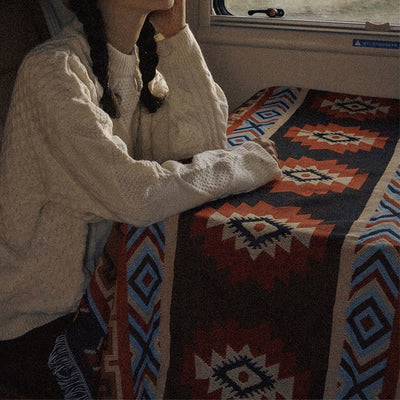 Buddha Stones Geometric Warm Comfortable Camping Home Office Bed Blanket Blanket BS 3