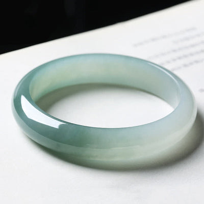 Buddha Stones Jade Abundance Luck Healing Bangle Bracelet Bracelet Cuff Bangle BS 1