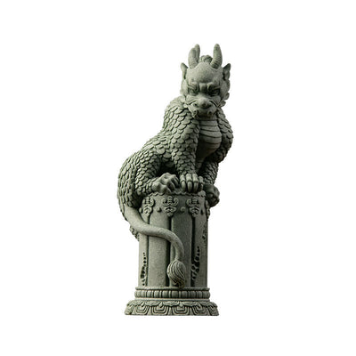 Buddha Stones Feng Shui Standing Sitting Dragon Success Luck Home Decoration Decorations BS 12
