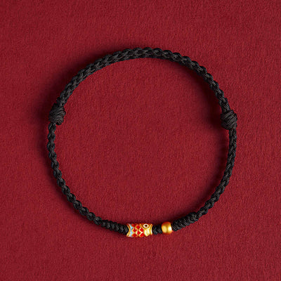 FREE Today: Lucky Koi Fish Success Braided Rope Bracelet FREE FREE Koi Fish Black(Wrist Circumference 14-18cm)