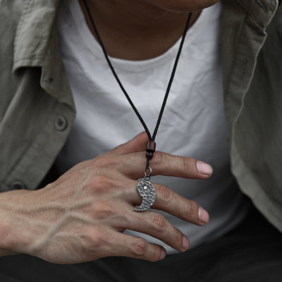 Buddha Stones 990 Sterling Silver Yin Yang Balance Harmony Necklace Pendant (Extra 30% Off | USE CODE: FS30) - image 7