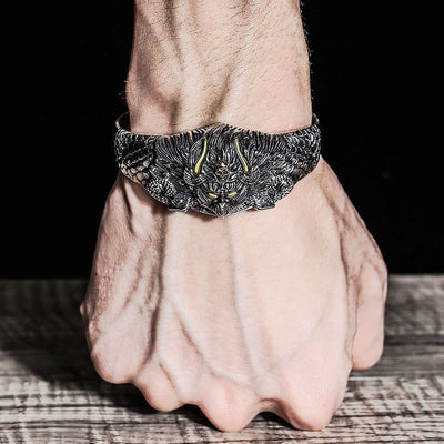 Buddha Stones Tibetan Garuda Bird Wisdom Protection Bracelet Bangle Bracelet Bangle BS 12