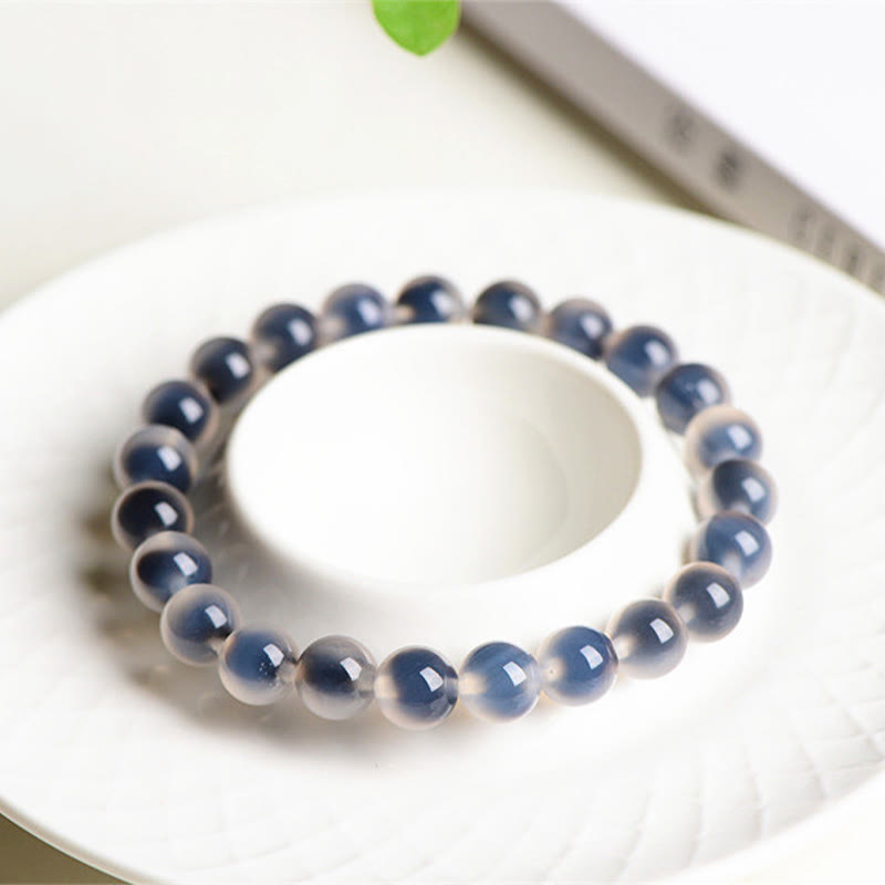 Buddha Stones Natural Colorful Candy Agate Harmony Strength Bead Bracelet Bracelet BS 4