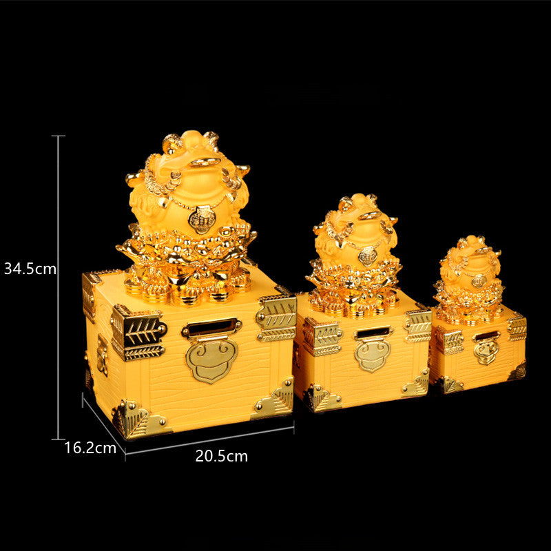 Buddha Stones Feng Shui Money Frog Statue Luck Wealth Decoration Decorations BS 9