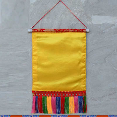 Buddha Stones Feng Shui Kirin Spiritual Colorful Tassel Wall Art Wall Art BS 3