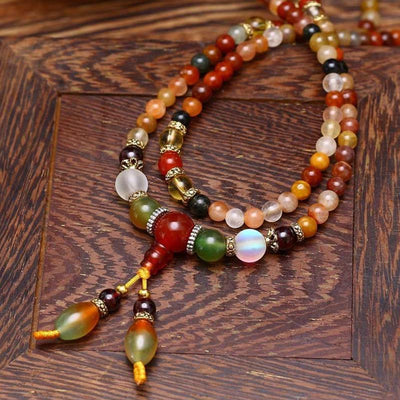 Buddha Stones The 108 Quartz Healing Mala Bracelet Bracelet BS 2