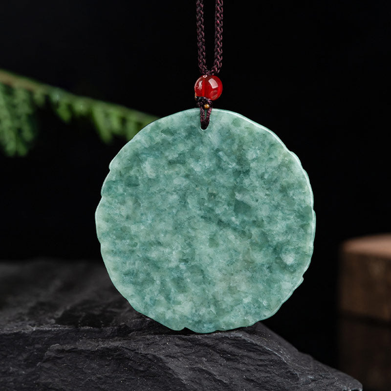 Buddha Stones Dragon Jade Yin Yang Balance Necklace String Pendant Necklaces & Pendants BS 5