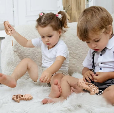 Toddlers Dinosaur Threading Toy